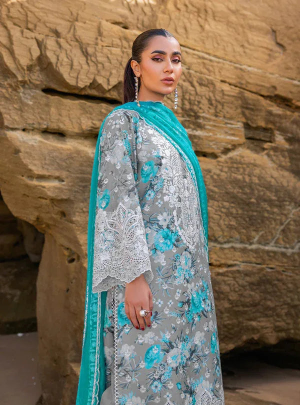 Zainab chottani | Luxury Chikankari 24 | LANA - 10B - Aqsa Fabrics