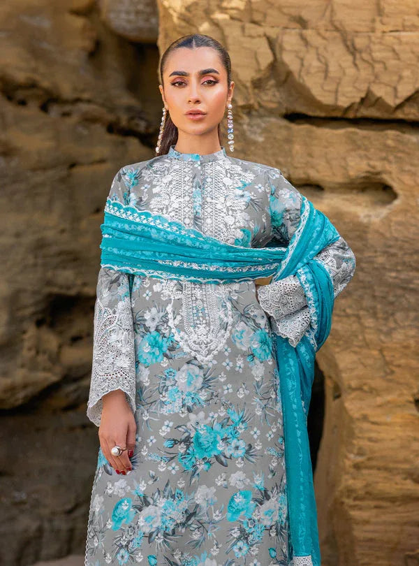 Zainab chottani | Luxury Chikankari 24 | LANA - 10B - Aqsa Fabrics
