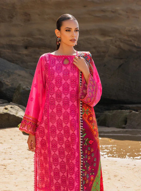 Zainab chottani | Luxury Chikankari 24 | LAALI - 6A - Aqsa Fabrics