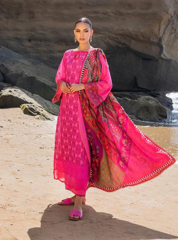 Zainab chottani | Luxury Chikankari 24 | LAALI - 6A - Aqsa Fabrics