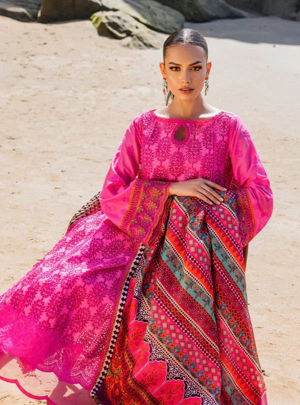 Zainab chottani | Luxury Chikankari 24 | LAALI - 6A - Aqsa Fabrics