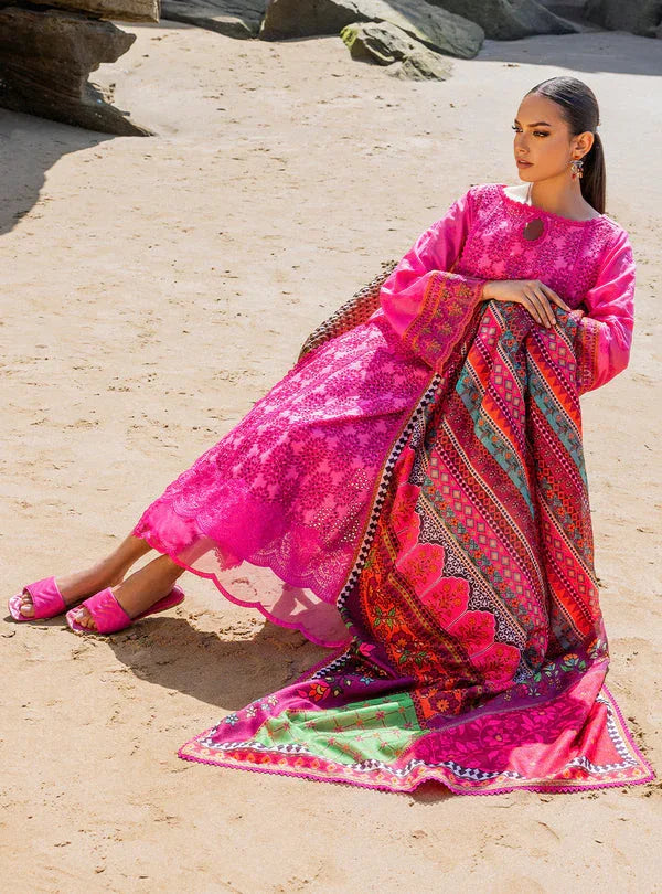 Zainab chottani | Luxury Chikankari 24 | LAALI - 6A - Aqsa Fabrics