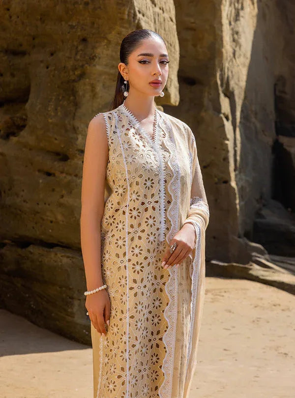 Zainab chottani | Luxury Chikankari 24 | MOTIA - 7B - Aqsa Fabrics