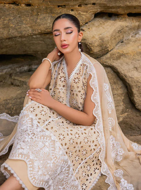 Zainab chottani | Luxury Chikankari 24 | MOTIA - 7B - Aqsa Fabrics