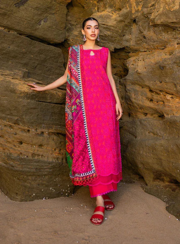 Zainab chottani | Luxury Chikankari 24 | LAALI - 6B - Aqsa Fabrics