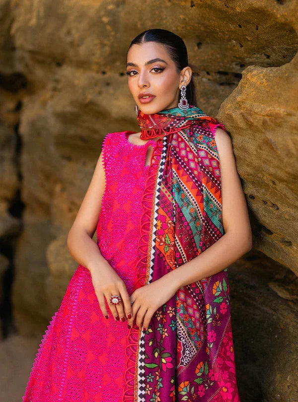 Zainab chottani | Luxury Chikankari 24 | LAALI - 6B - Aqsa Fabrics