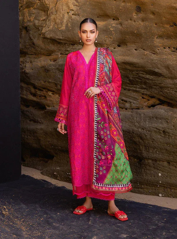 Zainab chottani | Luxury Chikankari 24 | LAALI - 6B - Aqsa Fabrics