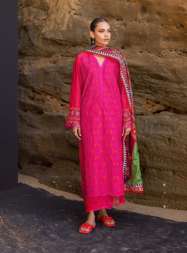 Zainab chottani | Luxury Chikankari 24 | LAALI - 6B - Aqsa Fabrics
