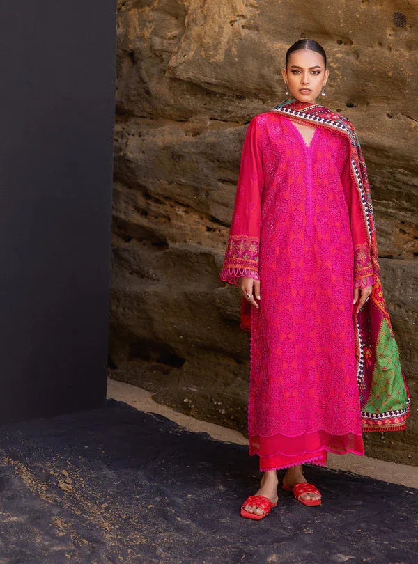 Zainab chottani | Luxury Chikankari 24 | LAALI - 6B - Aqsa Fabrics
