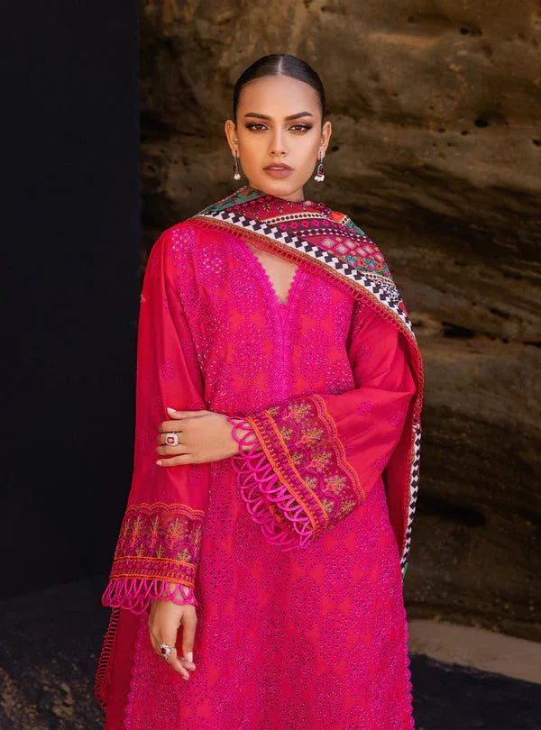 Zainab chottani | Luxury Chikankari 24 | LAALI - 6B - Aqsa Fabrics