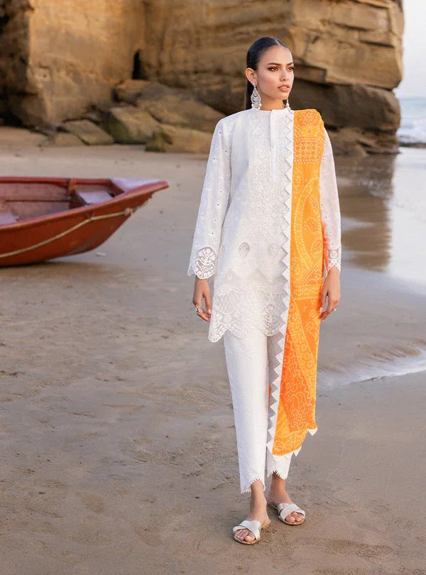 Zainab chottani | Luxury Chikankari 24 | CHUNARI - 3B - Aqsa Fabrics