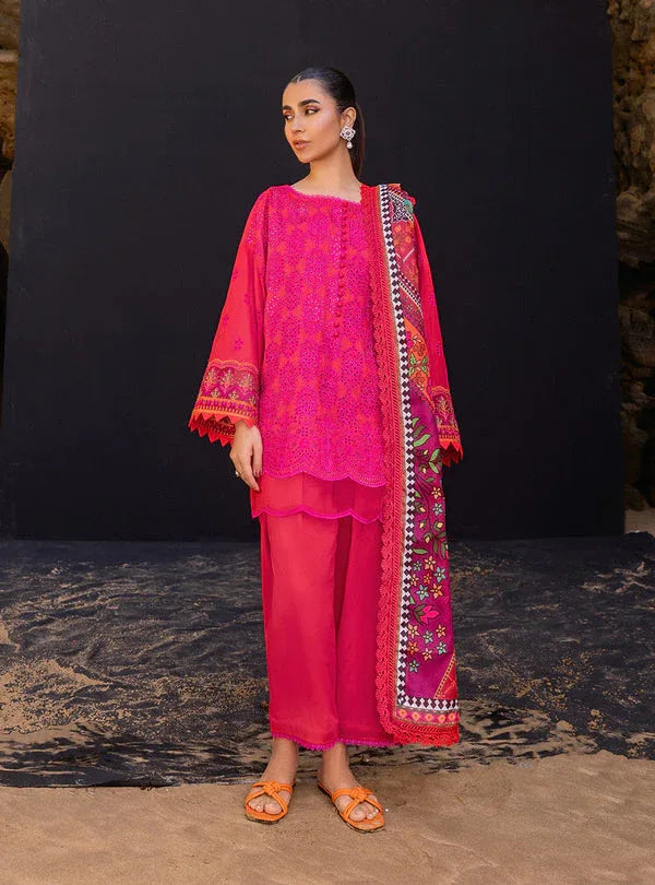 Zainab chottani | Luxury Chikankari 24 | LAALI - 6B - Aqsa Fabrics