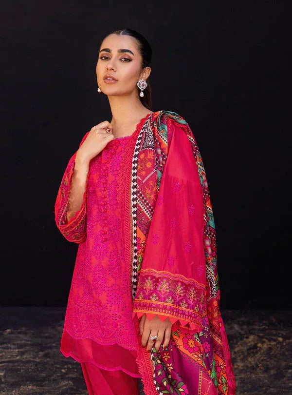 Zainab chottani | Luxury Chikankari 24 | LAALI - 6B - Aqsa Fabrics