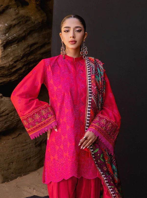Zainab chottani | Luxury Chikankari 24 | LAALI - 6B - Aqsa Fabrics