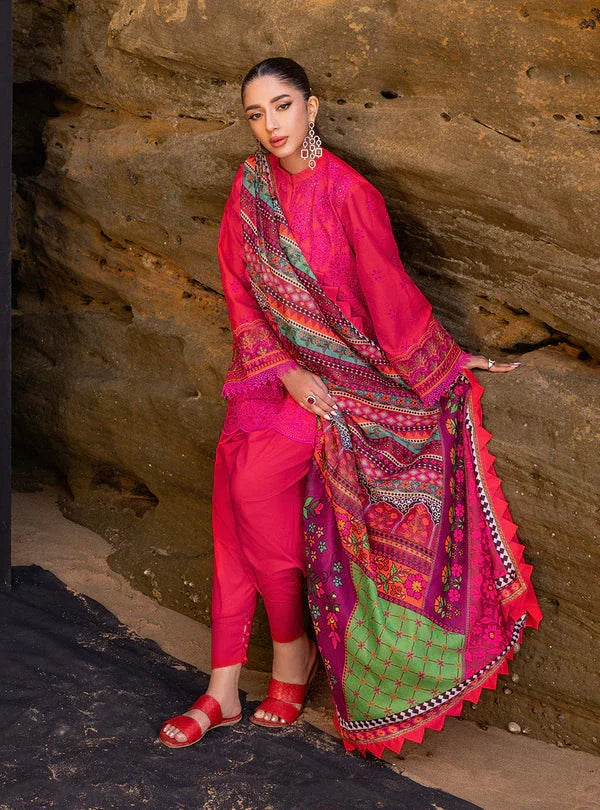 Zainab chottani | Luxury Chikankari 24 | LAALI - 6B - Aqsa Fabrics
