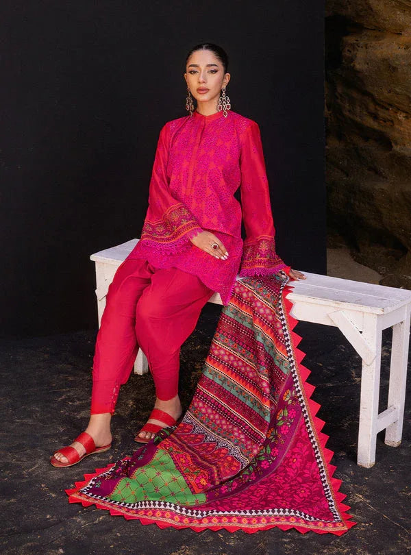 Zainab chottani | Luxury Chikankari 24 | LAALI - 6B - Aqsa Fabrics
