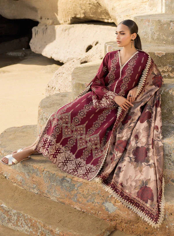 Zainab chottani | Luxury Chikankari 24 | AYSEL - 1B - Aqsa Fabrics