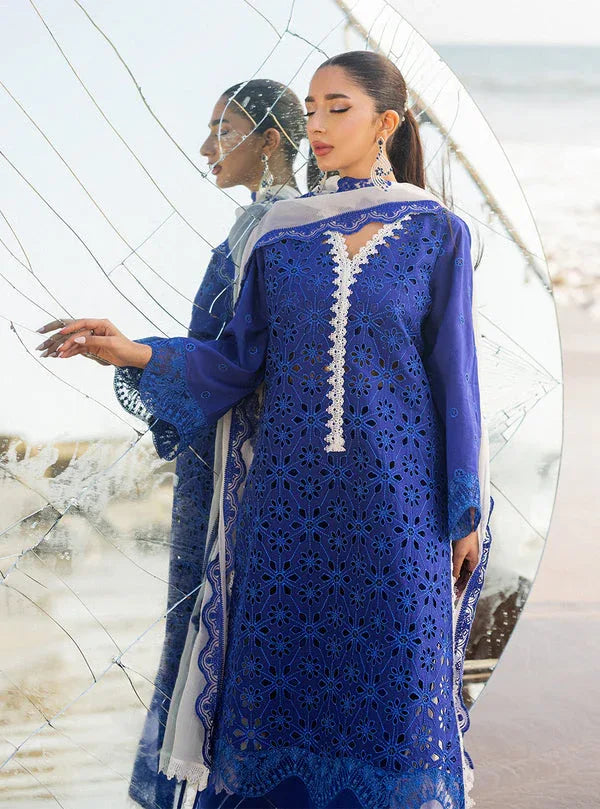 Zainab chottani | Luxury Chikankari 24 | MOTIA - 7A - Aqsa Fabrics