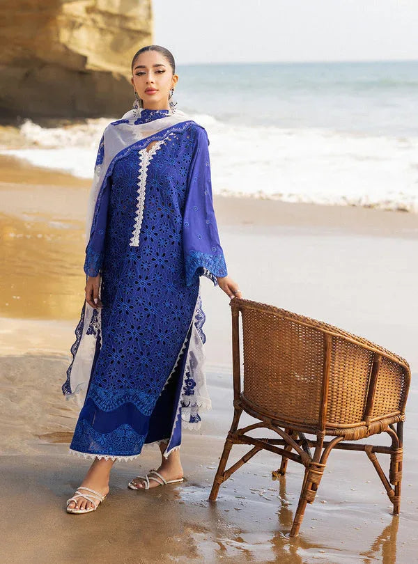 Zainab chottani | Luxury Chikankari 24 | MOTIA - 7A - Aqsa Fabrics