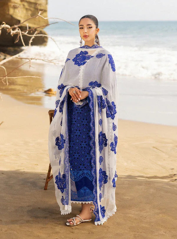 Zainab chottani | Luxury Chikankari 24 | MOTIA - 7A - Aqsa Fabrics
