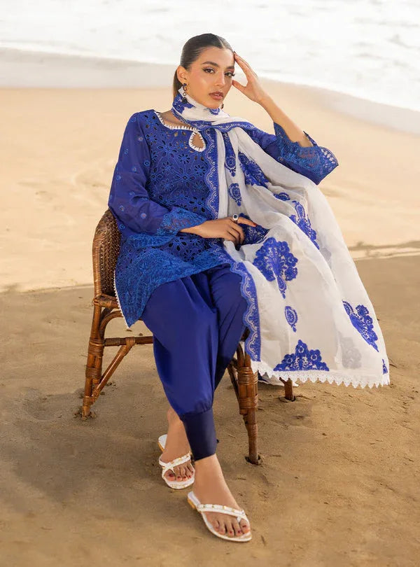 Zainab chottani | Luxury Chikankari 24 | MOTIA - 7A - Aqsa Fabrics