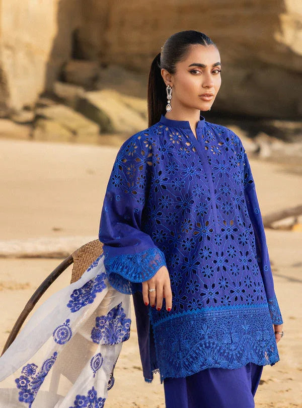 Zainab chottani | Luxury Chikankari 24 | MOTIA - 7A - Aqsa Fabrics