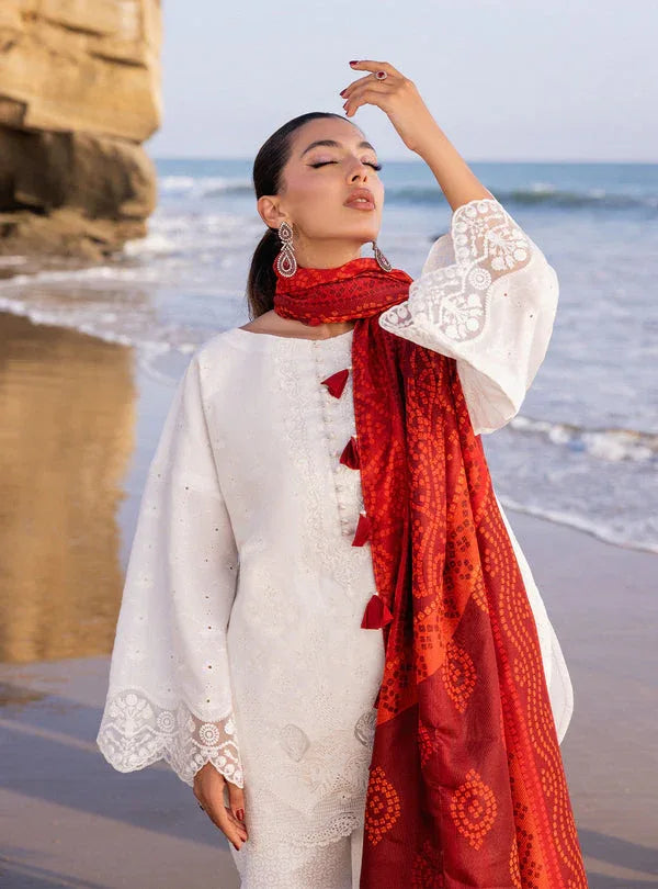 Zainab chottani | Luxury Chikankari 24 | CHUNARI - 3A - Aqsa Fabrics