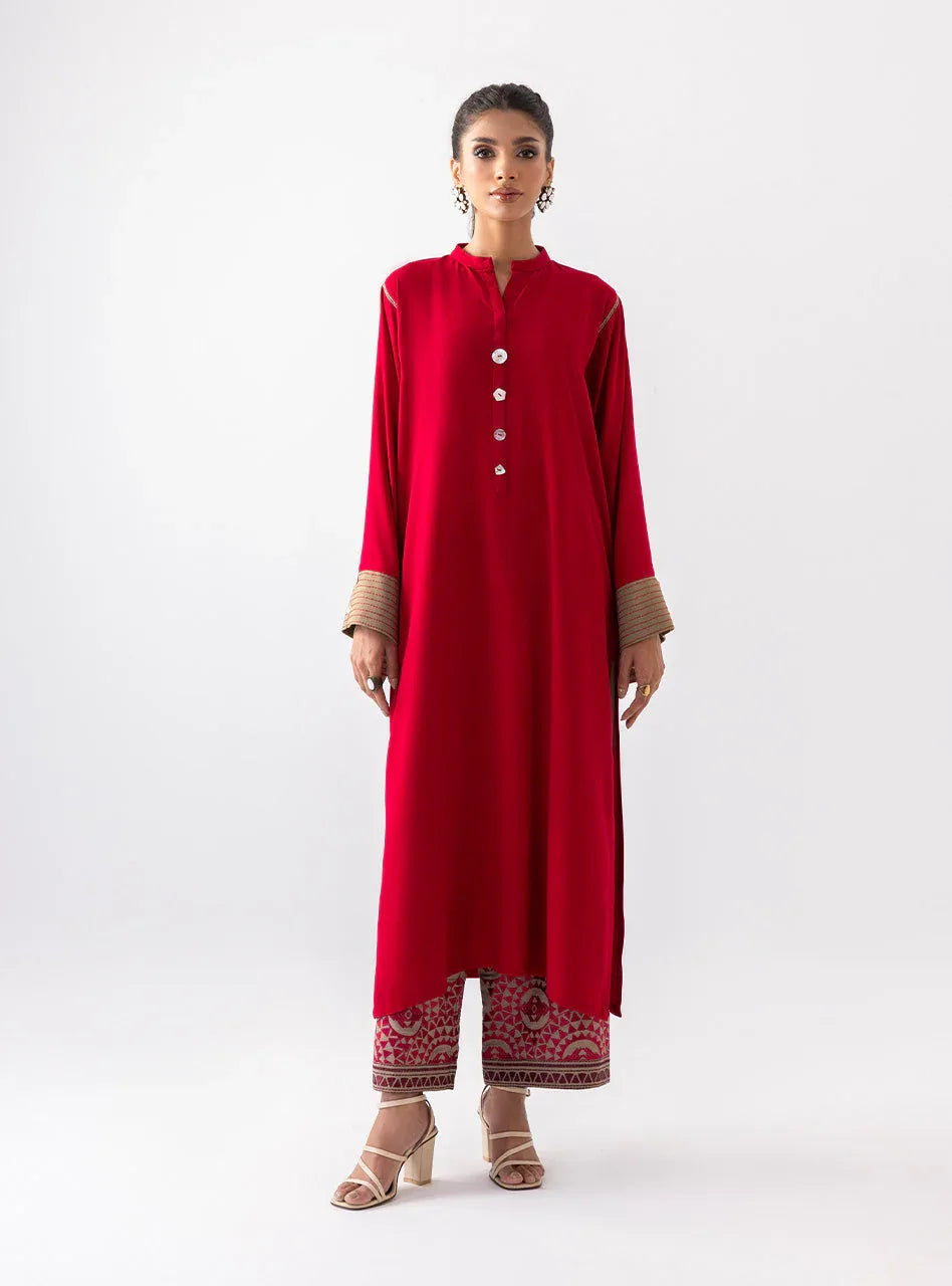 Zainab Chottani | Aara Casual Pret |  Prime Rose - Aqsa Fabrics