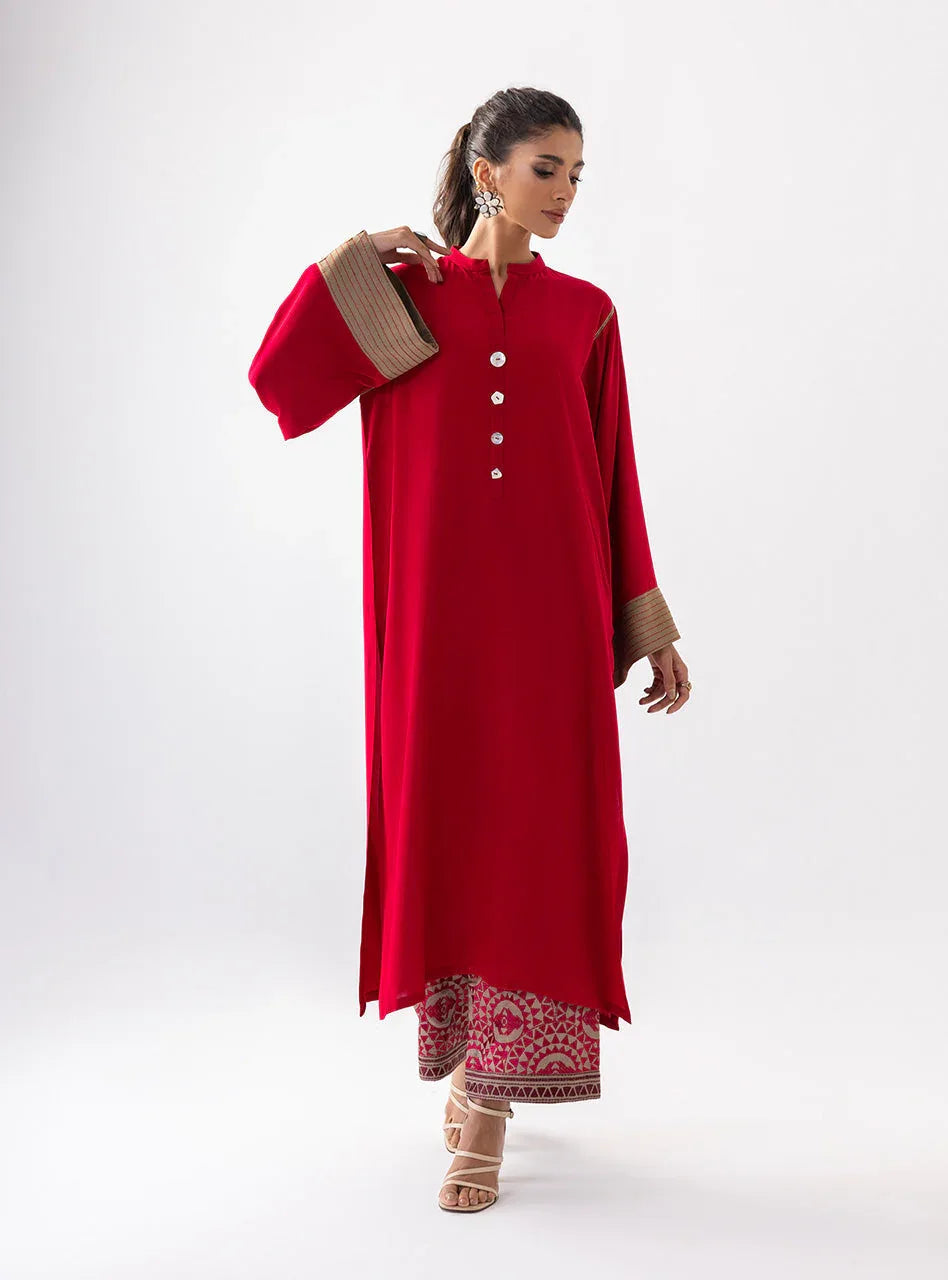 Zainab Chottani | Aara Casual Pret |  Prime Rose - Aqsa Fabrics