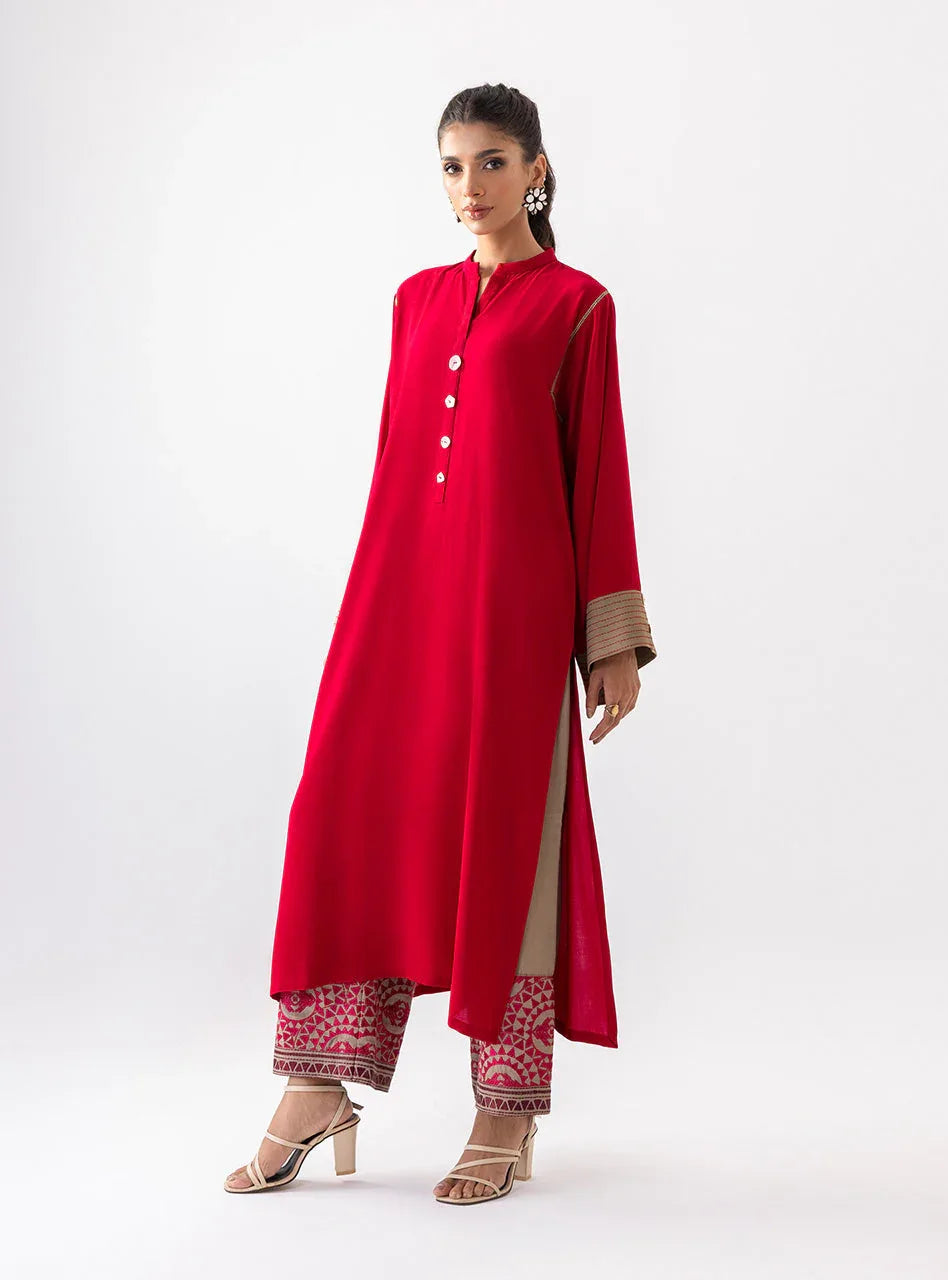 Zainab Chottani | Aara Casual Pret |  Prime Rose - Aqsa Fabrics