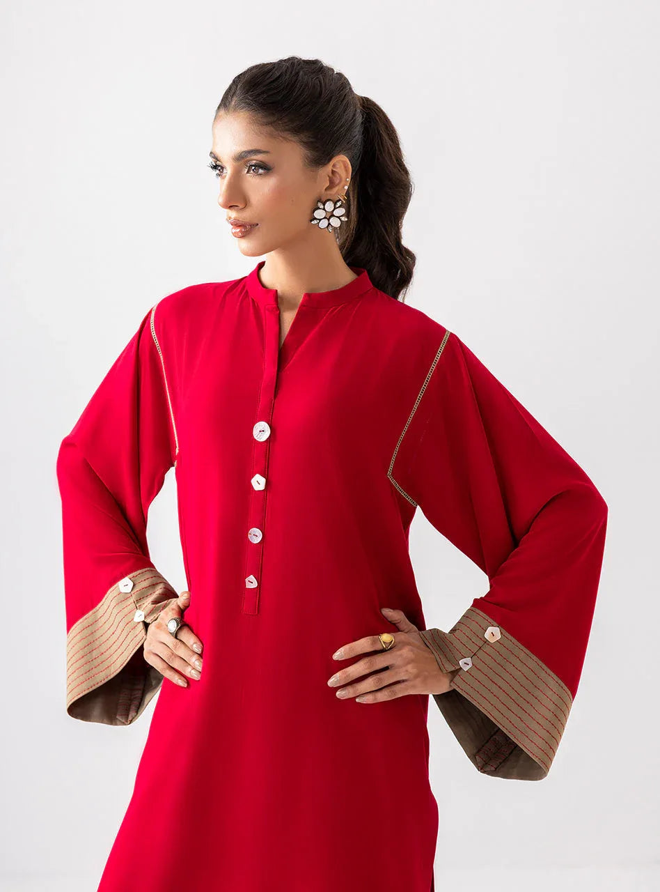 Zainab Chottani | Aara Casual Pret |  Prime Rose - Aqsa Fabrics