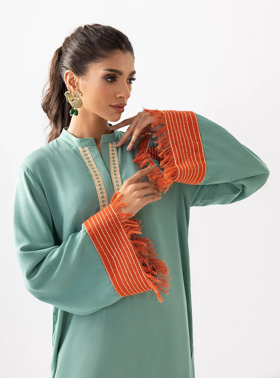 Zainab Chottani | Aara Casual Pret |  Olivia Glaze - Aqsa Fabrics
