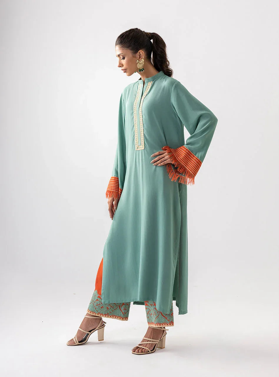 Zainab Chottani | Aara Casual Pret |  Olivia Glaze - Aqsa Fabrics
