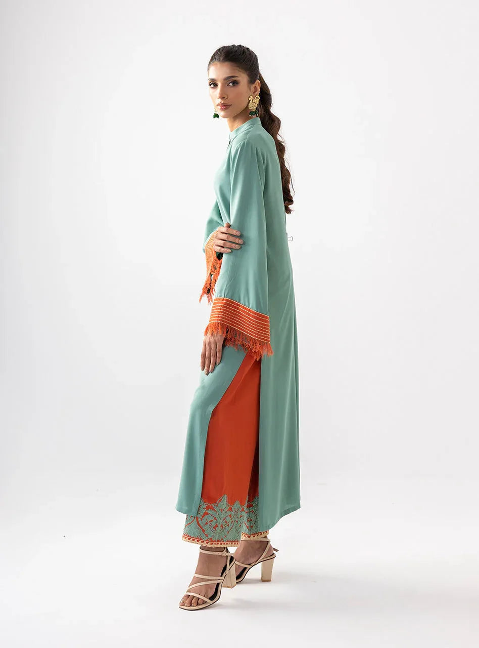 Zainab Chottani | Aara Casual Pret |  Olivia Glaze - Aqsa Fabrics