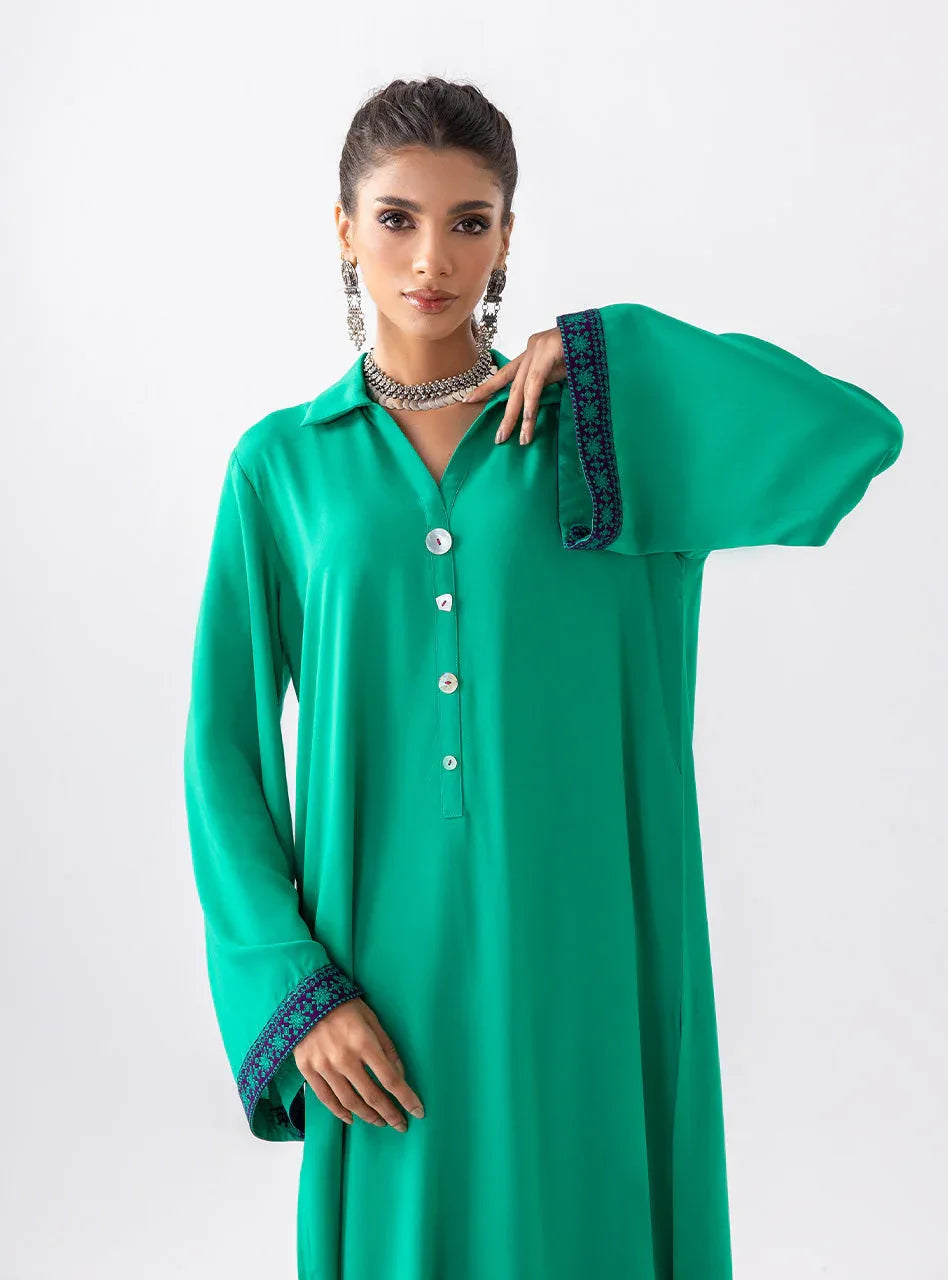 Zainab Chottani | Aara Casual Pret |  Serene Bloom - Aqsa Fabrics