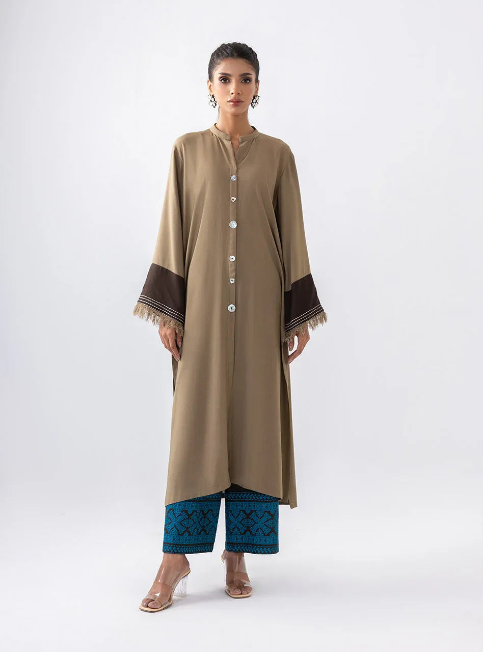 Zainab Chottani | Aara Casual Pret |  Rusty Rave - Aqsa Fabrics