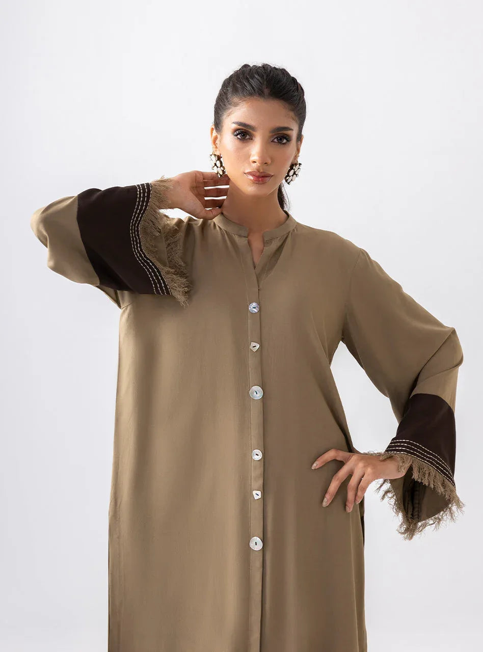 Zainab Chottani | Aara Casual Pret |  Rusty Rave - Aqsa Fabrics