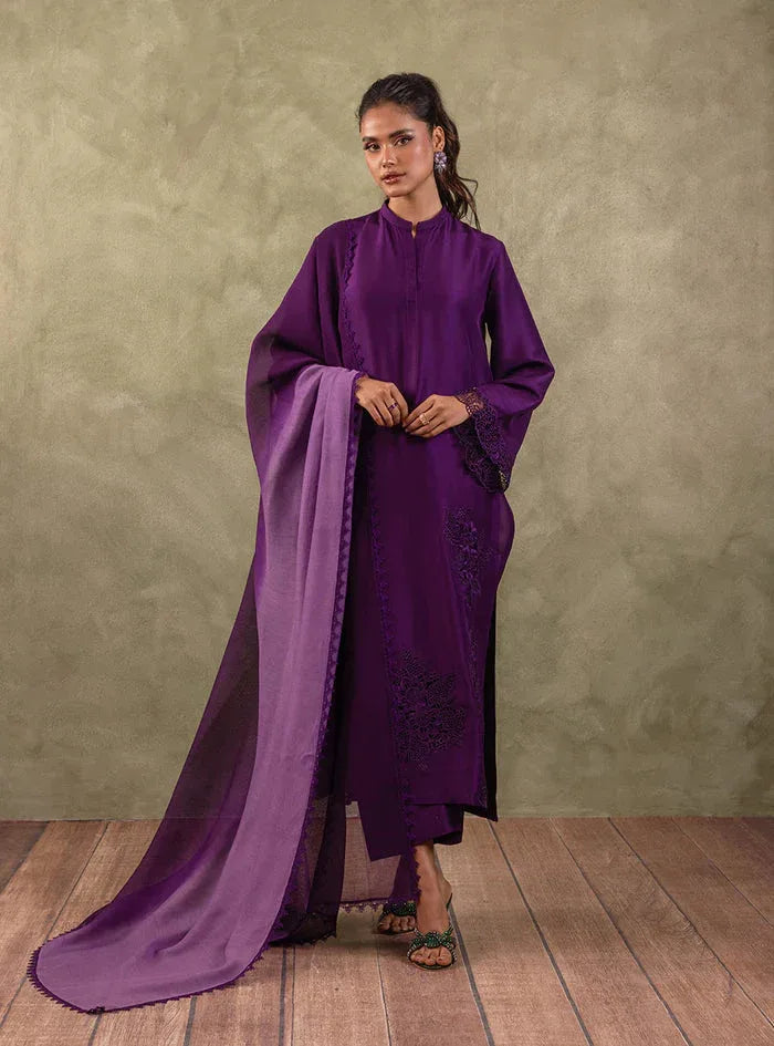 Zainab Chottani | Eid Edit 24 | ENCHANTING AMETHYST - Aqsa Fabrics