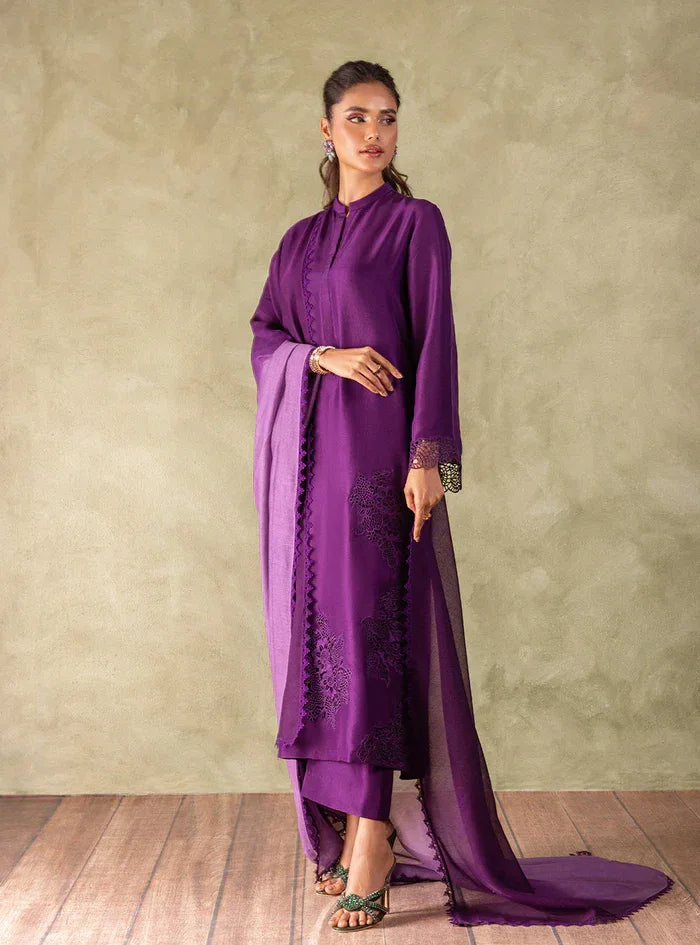 Zainab Chottani | Eid Edit 24 | ENCHANTING AMETHYST - Aqsa Fabrics