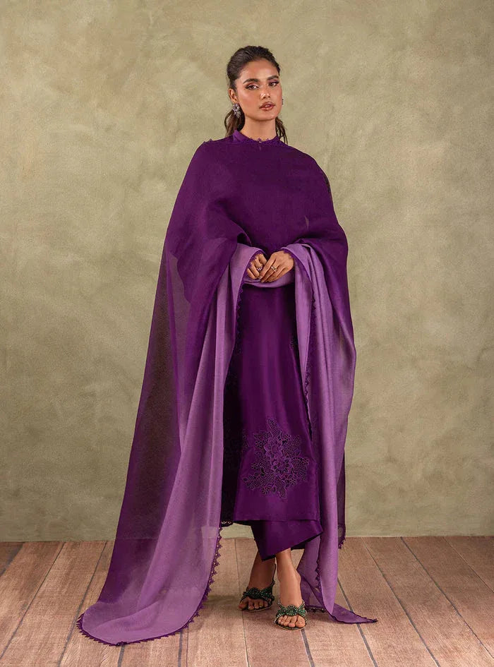 Zainab Chottani | Eid Edit 24 | ENCHANTING AMETHYST - Aqsa Fabrics
