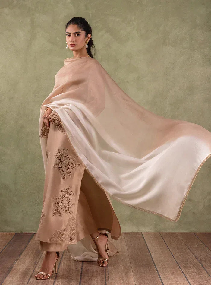 Zainab Chottani | Eid Edit 24 | Coral Champagne - Aqsa Fabrics