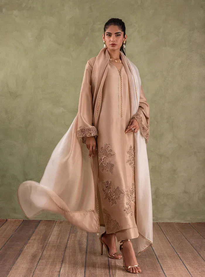 Zainab Chottani | Eid Edit 24 | Coral Champagne - Aqsa Fabrics