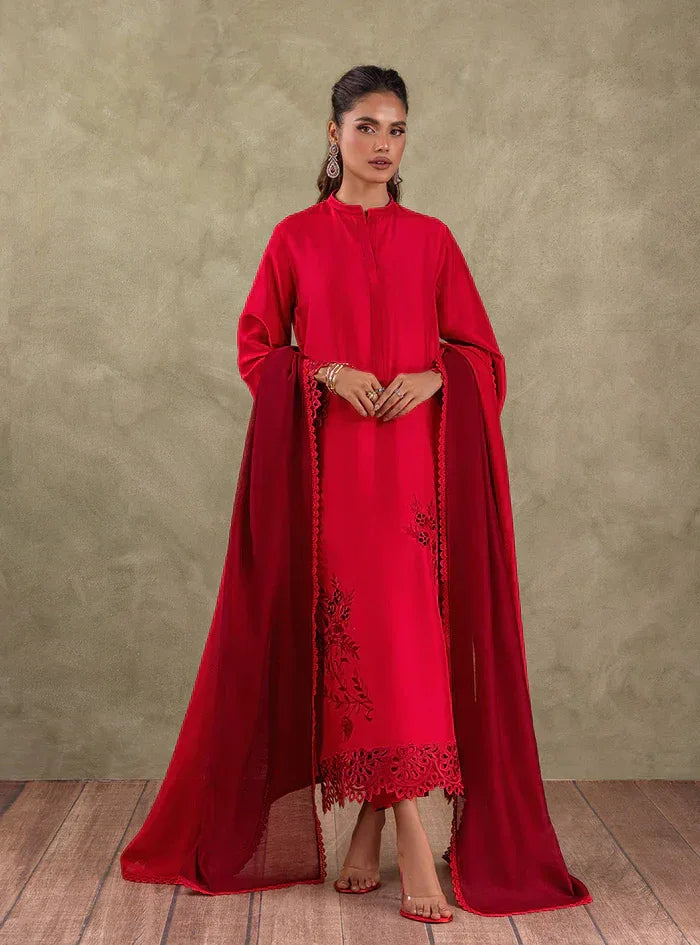 Zainab Chottani | Eid Edit 24 | Scarlet Rose - Aqsa Fabrics