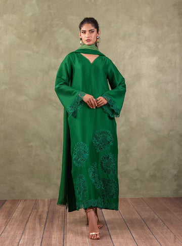 Zainab Chottani | Eid Edit 24 | Royal Jade - Aqsa Fabrics