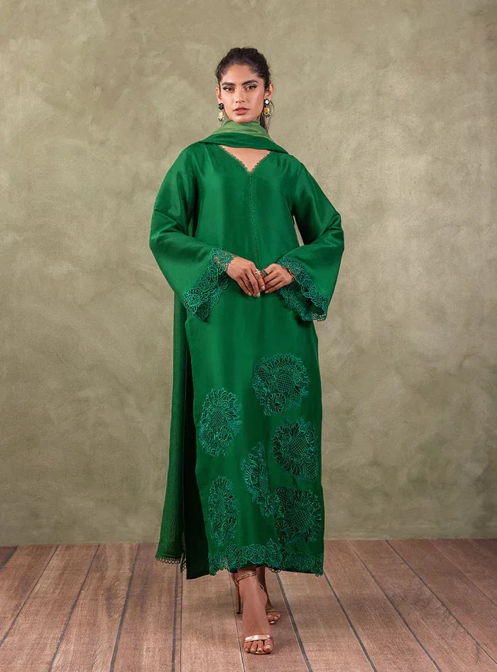 Zainab Chottani | Eid Edit 24 | Royal Jade - Aqsa Fabrics