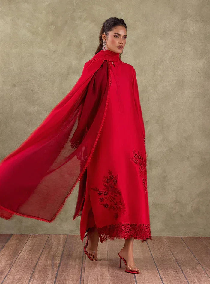 Zainab Chottani | Eid Edit 24 | Scarlet Rose - Aqsa Fabrics