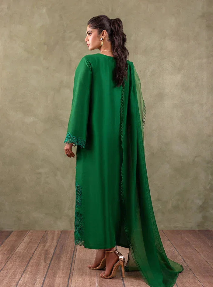Zainab Chottani | Eid Edit 24 | Royal Jade - Aqsa Fabrics