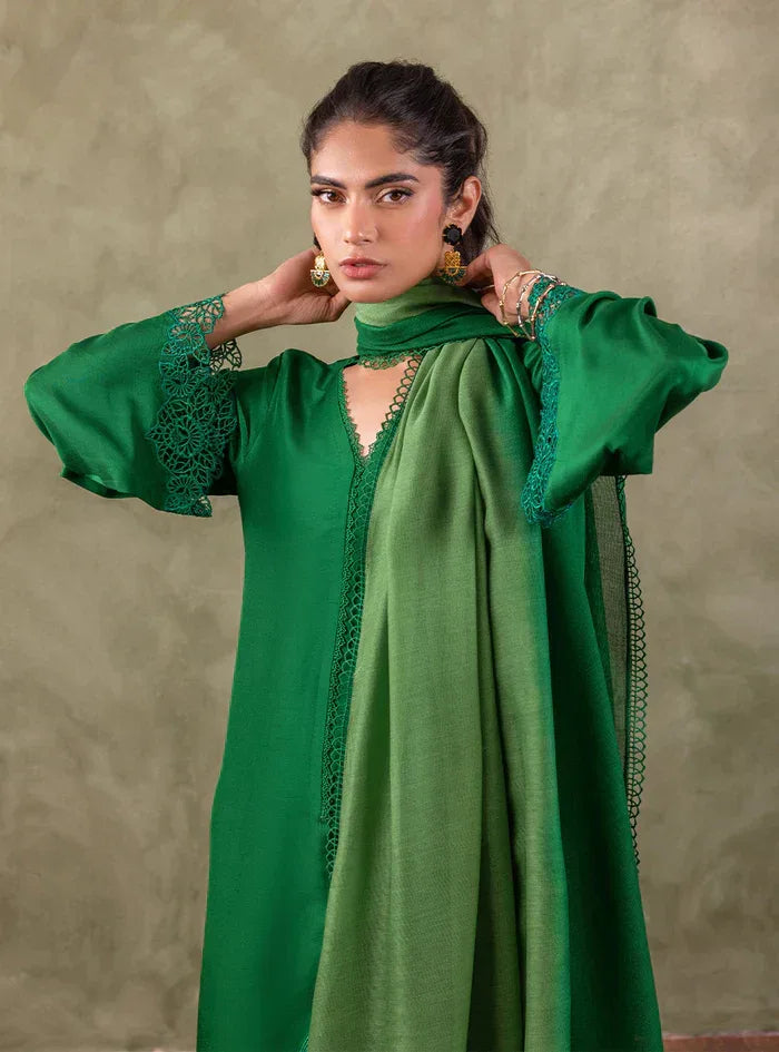 Zainab Chottani | Eid Edit 24 | Royal Jade - Aqsa Fabrics