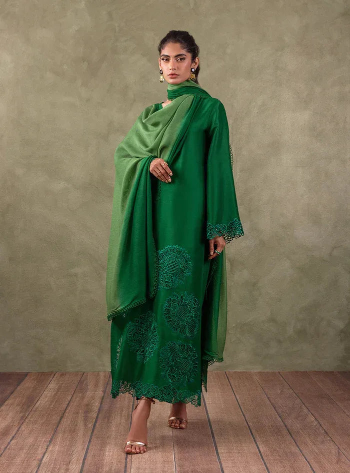 Zainab Chottani | Eid Edit 24 | Royal Jade - Aqsa Fabrics