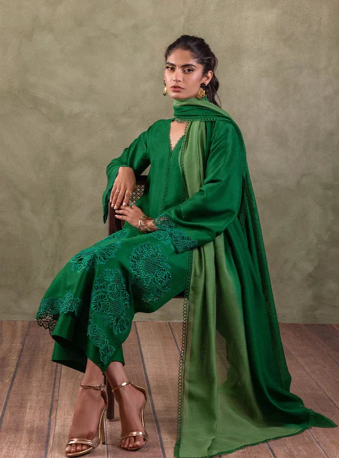 Zainab Chottani | Eid Edit 24 | Royal Jade - Aqsa Fabrics